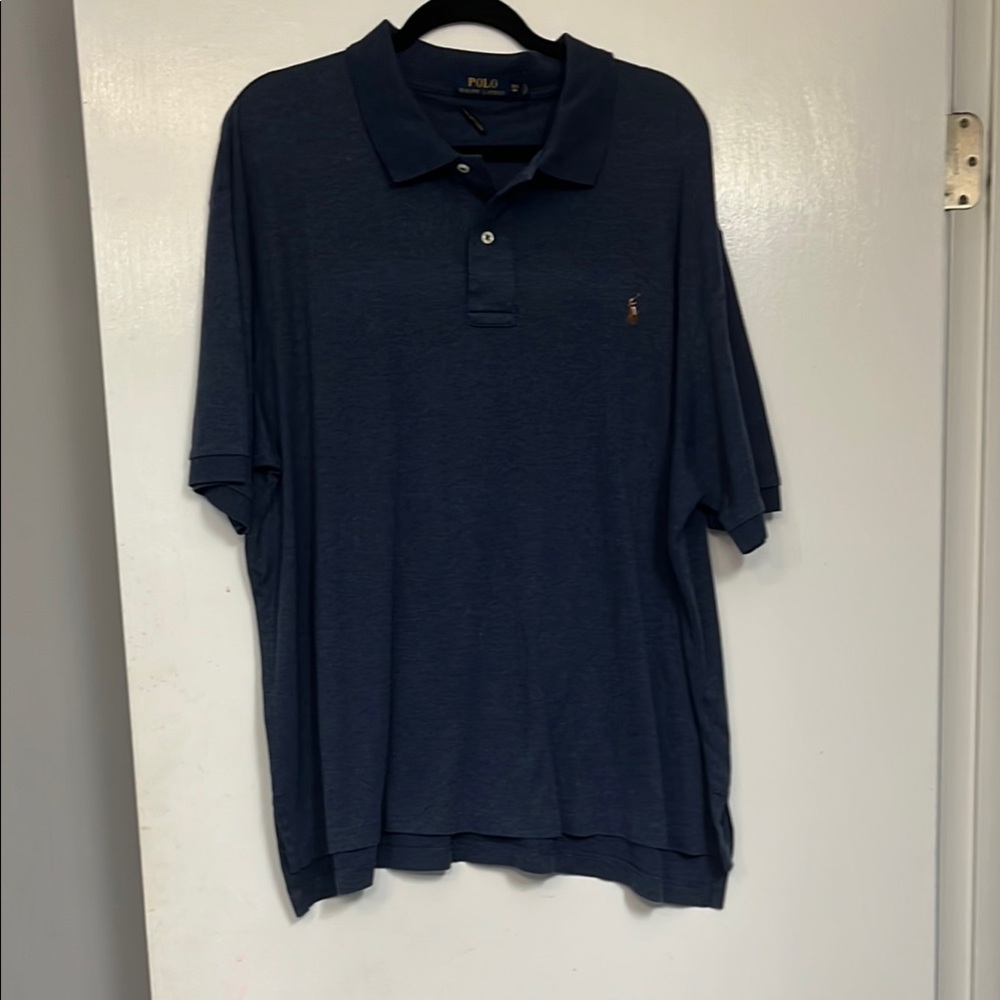 Polo by Ralph Lauren Men's Dark Blue Polo Shirt